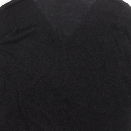 Womens UK Size S Soon Black Cardigan Jumper