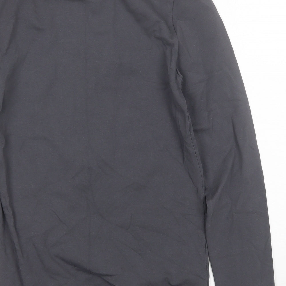 ASOS Mens Grey Round Neck  Cotton Pullover Jumper Size XS