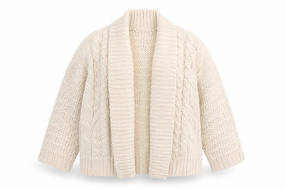 Womens UK Size 14 Debenhams Ivory Cardigan Jumper