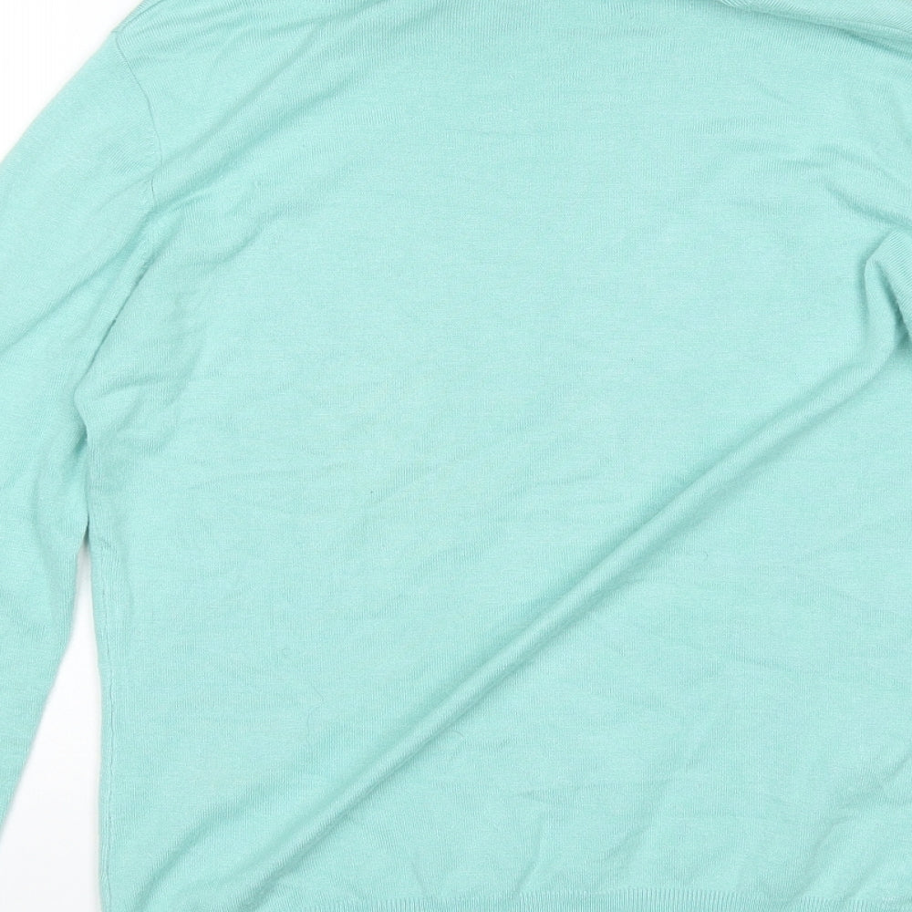 Womens UK Size S Country Casuals Green Pullover Jumper