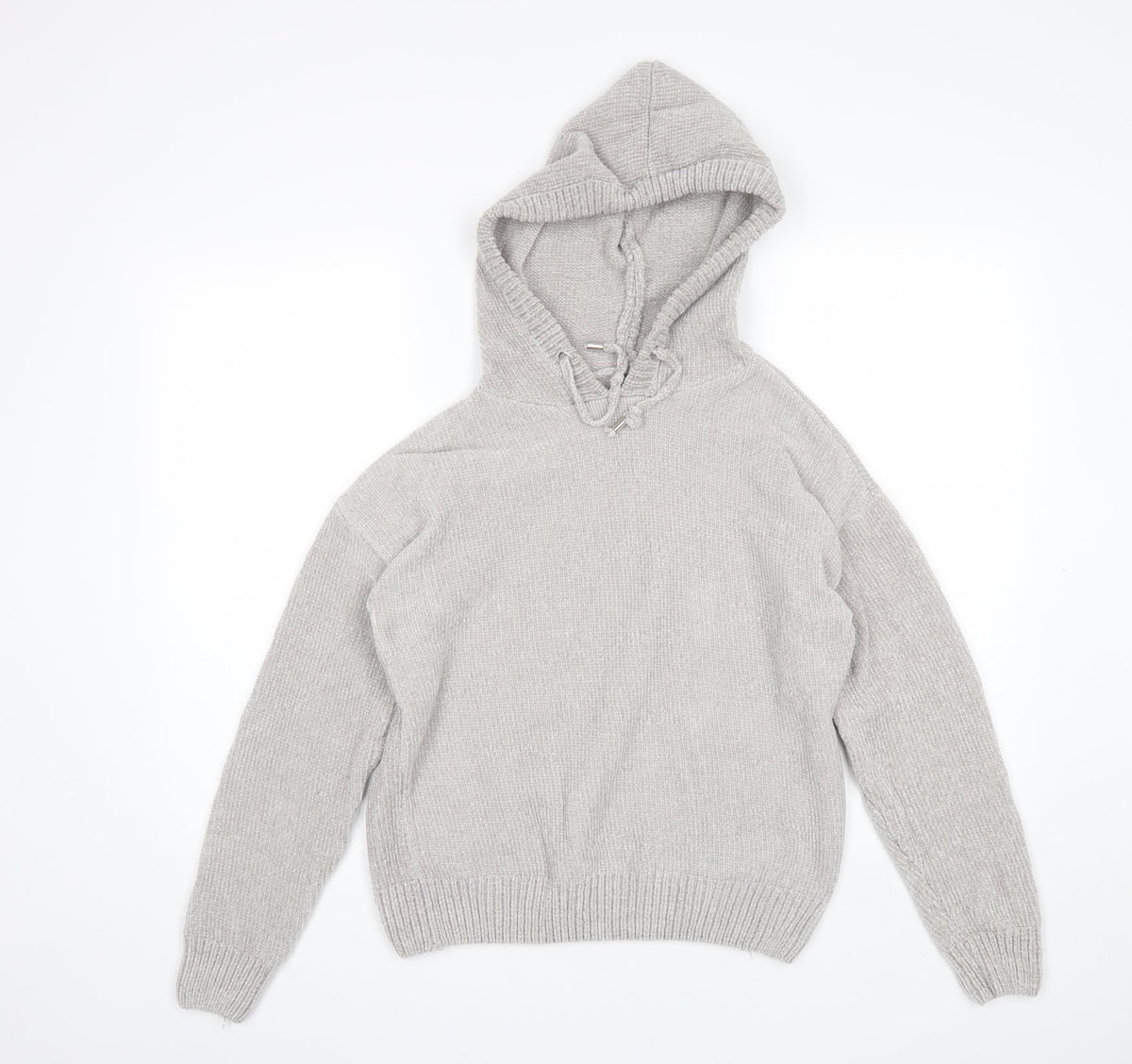 Additional front view of Primark women’s grey polyester pullover hoodie size 2xs