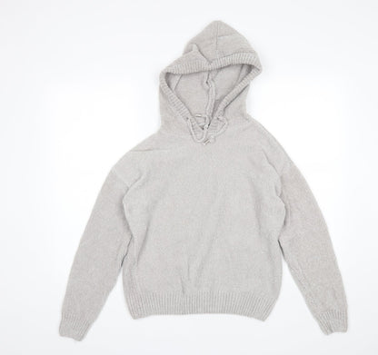 Additional front view of Primark women’s grey polyester pullover hoodie size 2xs
