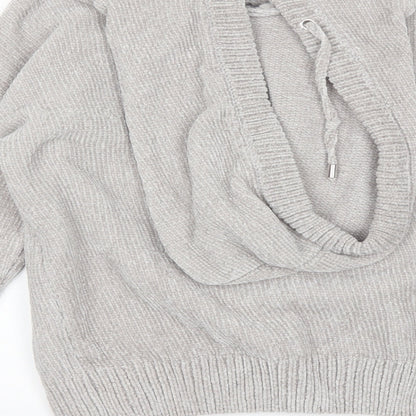 Brand and care label for Primark women’s grey polyester pullover hoodie size 2xs