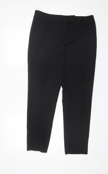George Womens Black  Polyester Dress Pants Trousers Size 12 L28 in Regular