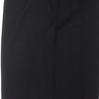 George Womens Black  Polyester Dress Pants Trousers Size 12 L28 in Regular