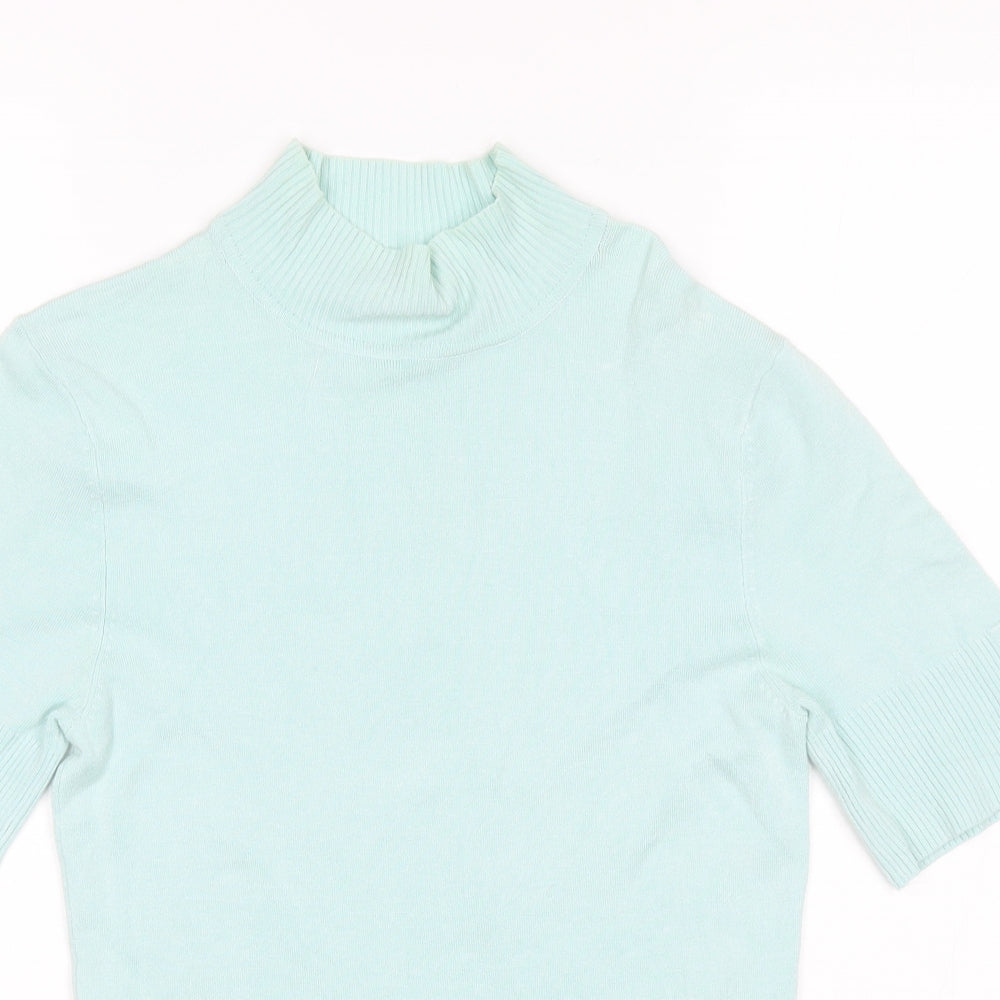 Womens UK Size 12 Wallis Blue Basic Blouse