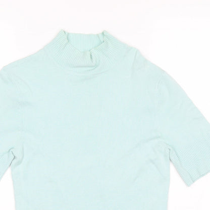 Womens UK Size 12 Wallis Blue Basic Blouse