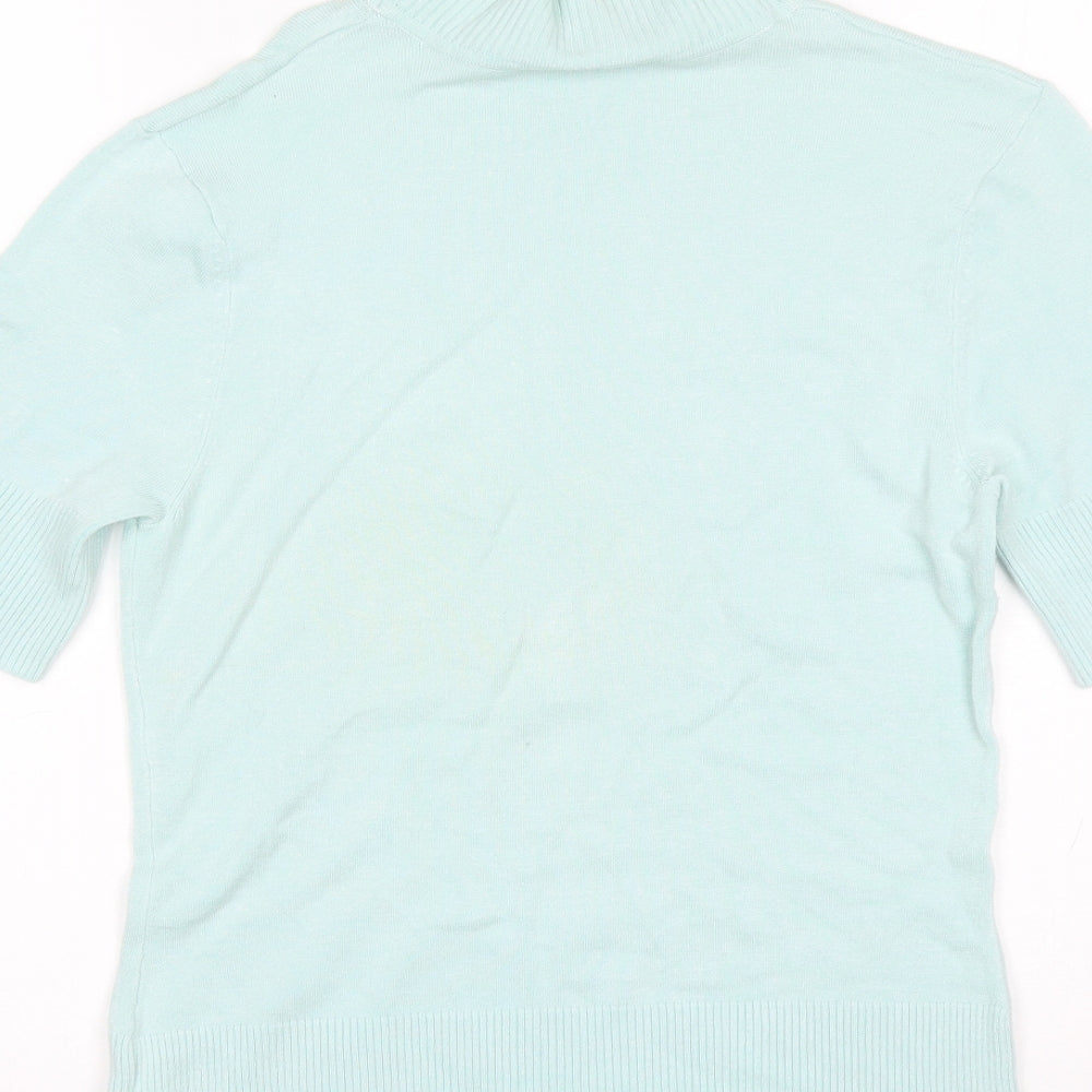 Womens UK Size 12 Wallis Blue Basic Blouse