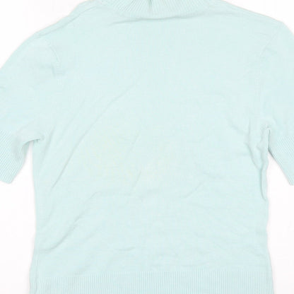 Womens UK Size 12 Wallis Blue Basic Blouse