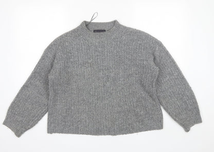 Womens UK Size S Marks and Spencer Grey Pullover Jumper