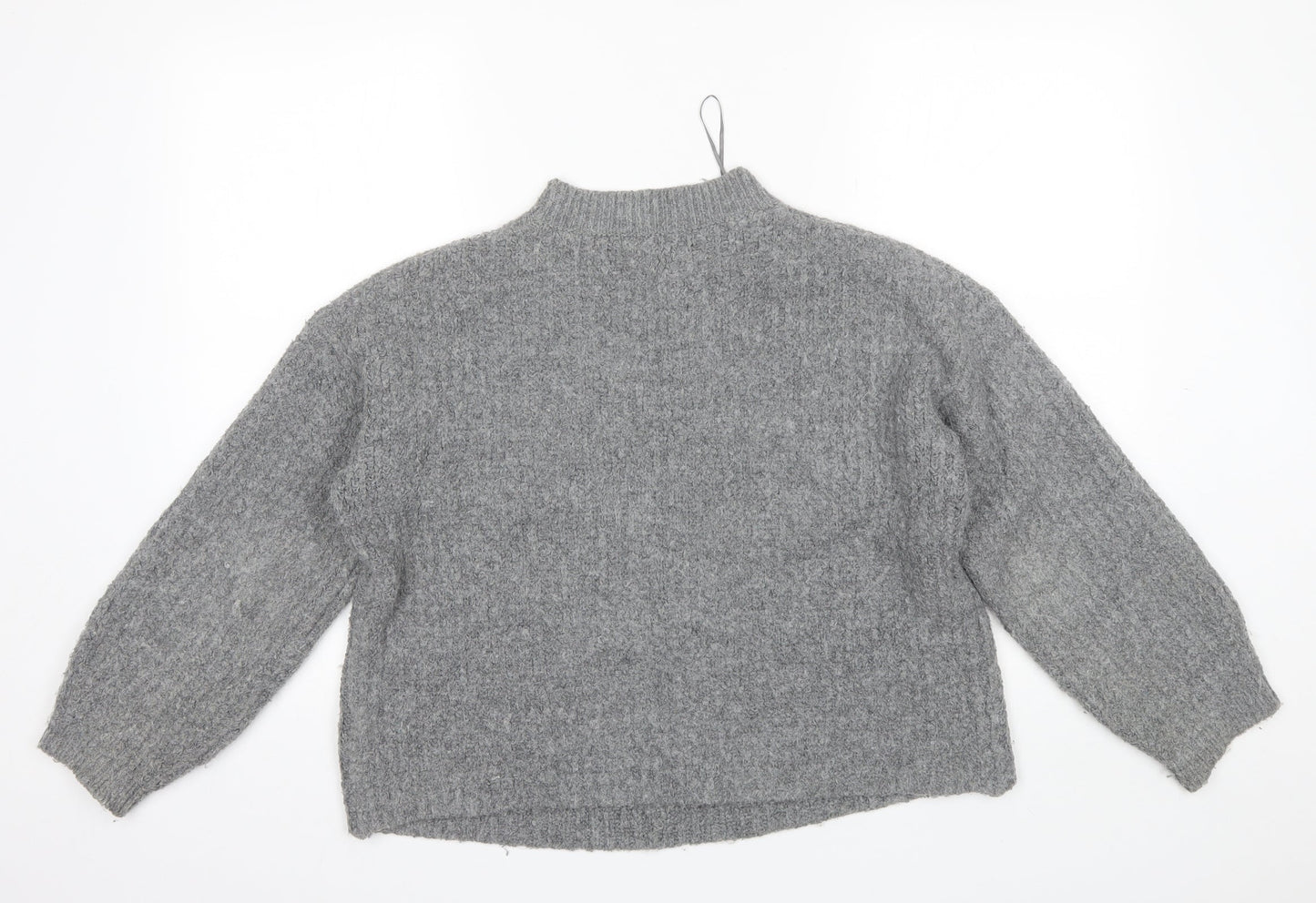 Womens UK Size S Marks and Spencer Grey Pullover Jumper