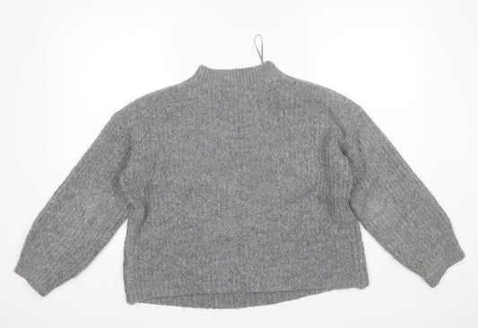 Womens UK Size S Marks and Spencer Grey Pullover Jumper