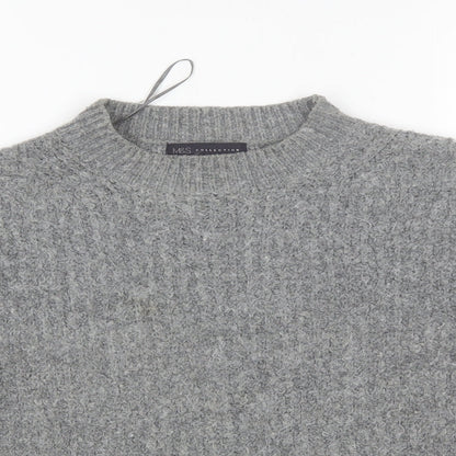 Womens UK Size S Marks and Spencer Grey Pullover Jumper