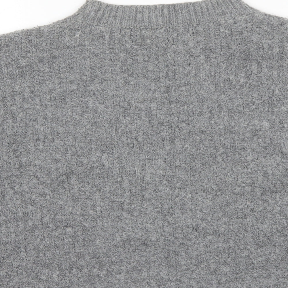 Womens UK Size S Marks and Spencer Grey Pullover Jumper