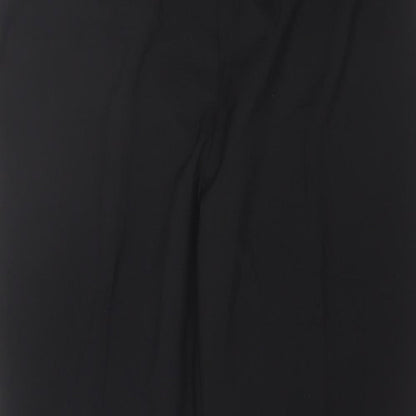 Womens UK Size 14 Papaya Regular Fit Dress Pants Black Trousers