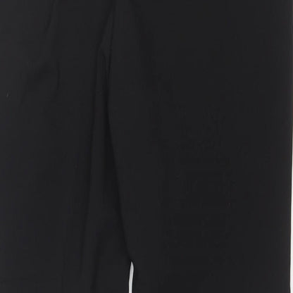 Womens UK Size 14 Papaya Regular Fit Dress Pants Black Trousers