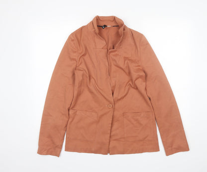 Womens UK Size 12 Divided Brown Jacket