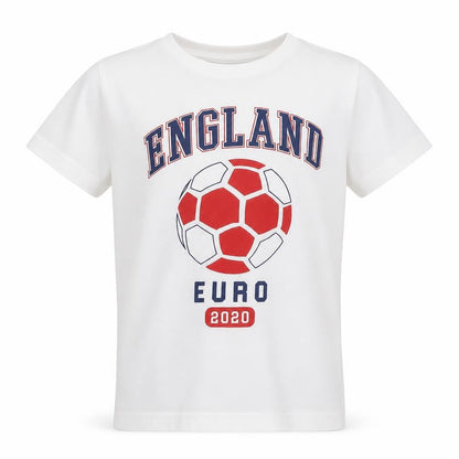 Front view of Primark boys’ white cotton basic t-shirt, size 7-8, years round neck