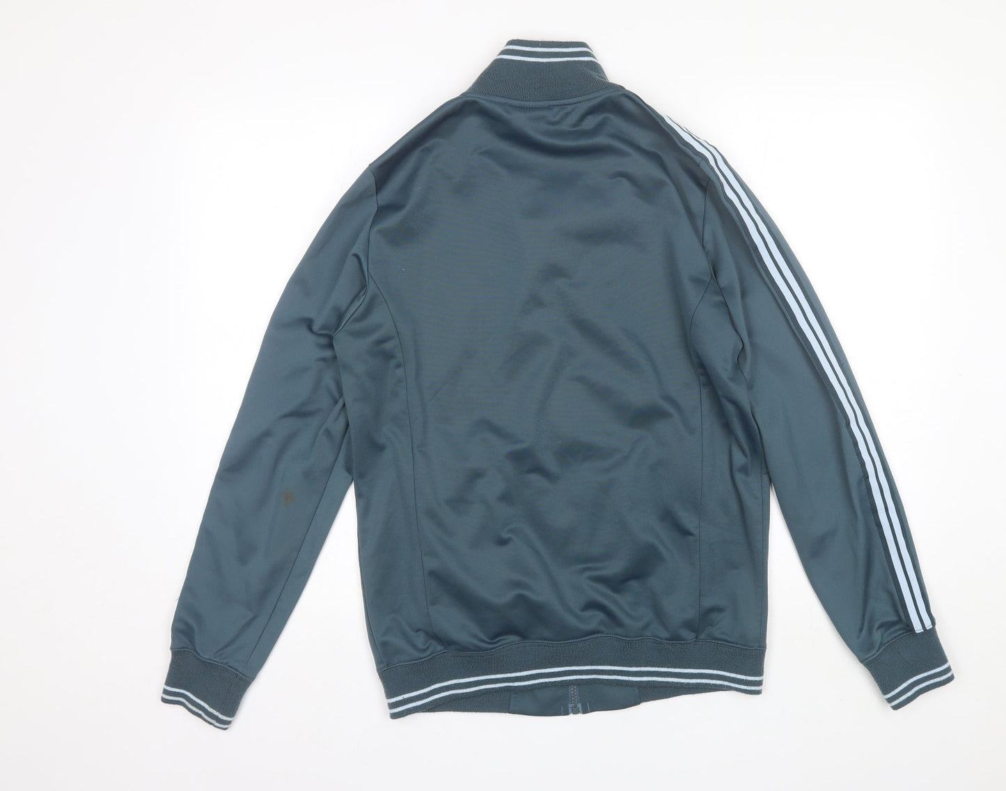 Urban City Wear Mens Blue Collared  Polyester Full Zip Jumper Size S