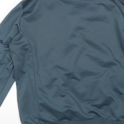 Urban City Wear Mens Blue Collared  Polyester Full Zip Jumper Size S