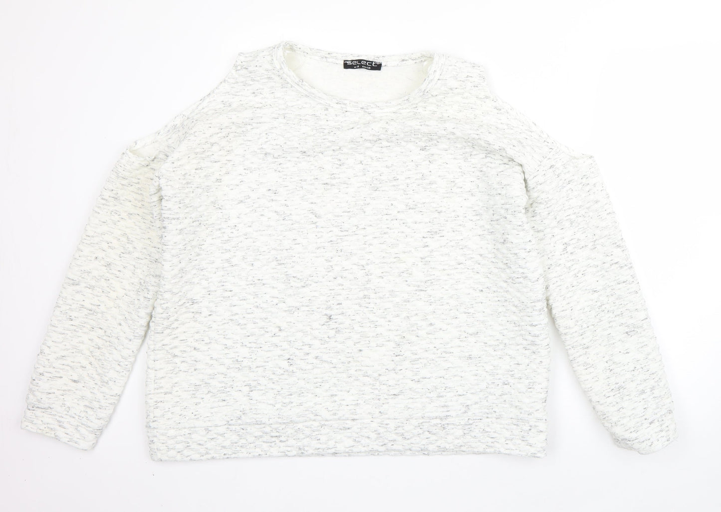 Womens UK Size 18 Select White Pullover Jumper