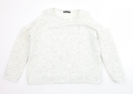 Womens UK Size 18 Select White Pullover Jumper