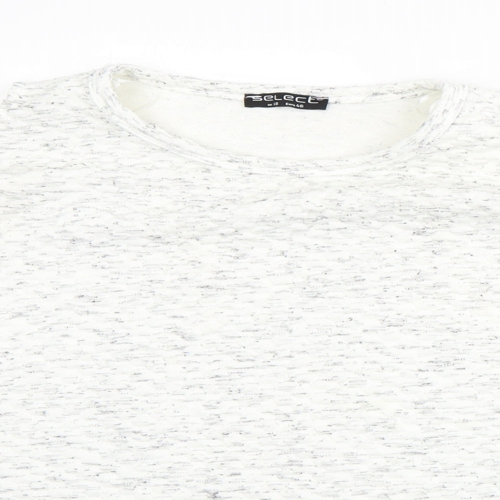 Womens UK Size 18 Select White Pullover Jumper