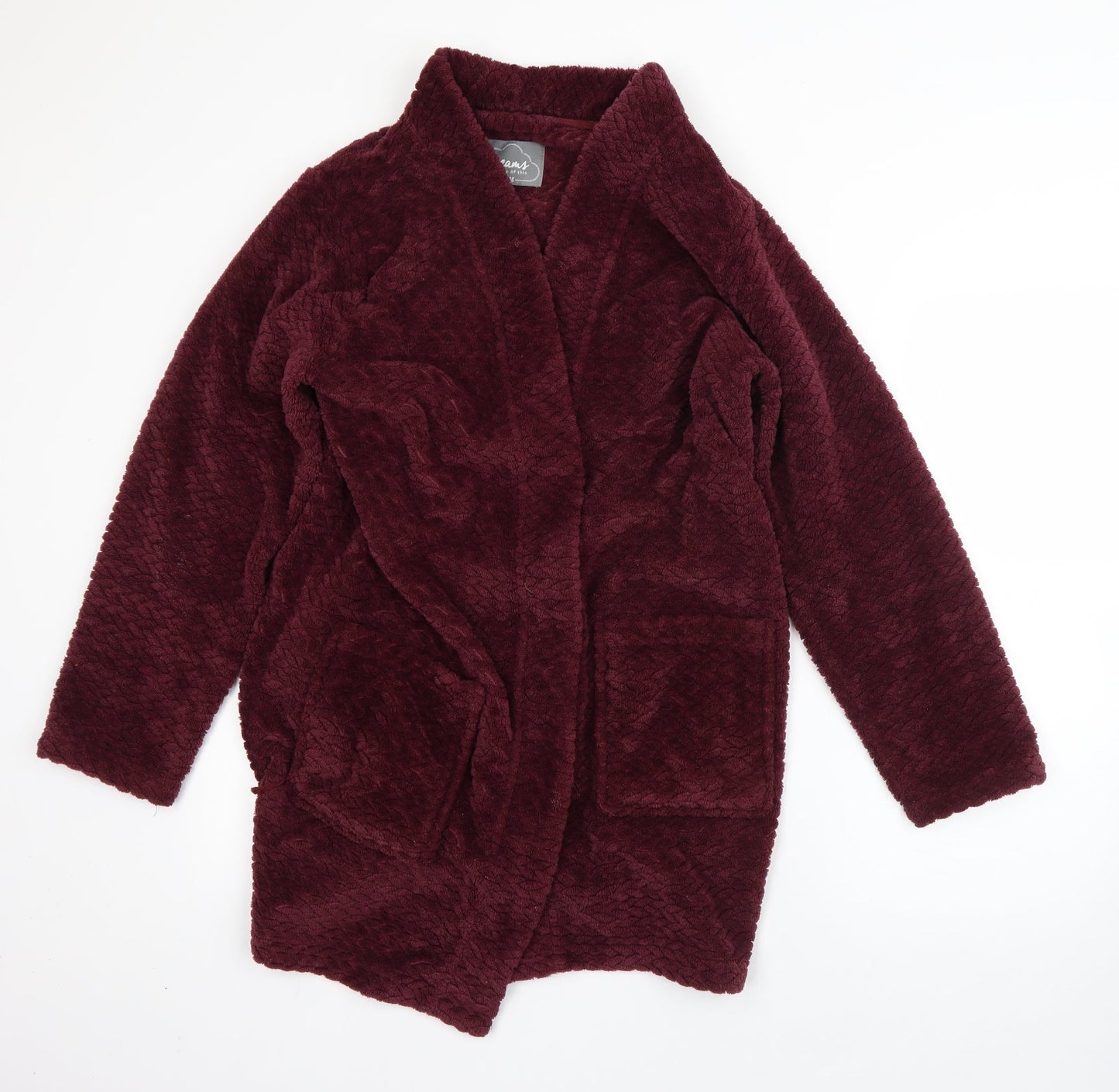 Nutmeg Girls Red  Polyester  Robe Size M