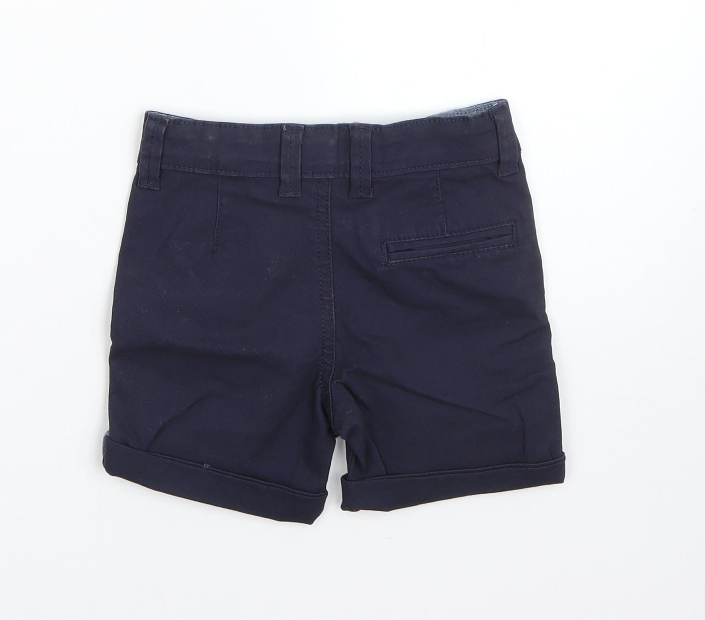 Denim Co Boys Blue  Cotton Cargo Trousers Size 18-24 Months