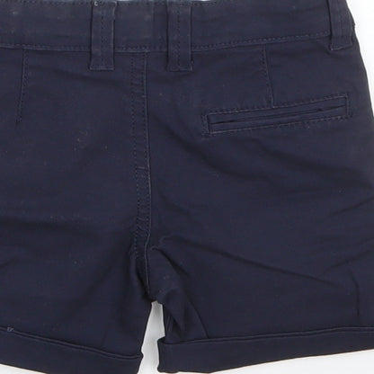 Denim Co Boys Blue  Cotton Cargo Trousers Size 18-24 Months