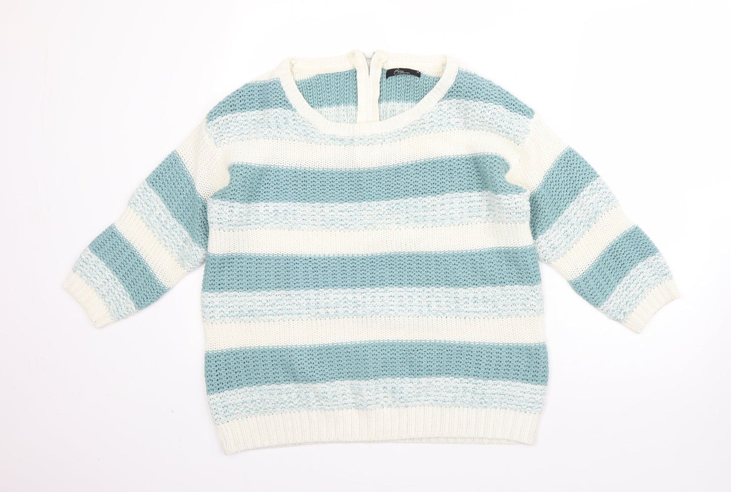 Womens UK Size M BM White Pullover Jumper