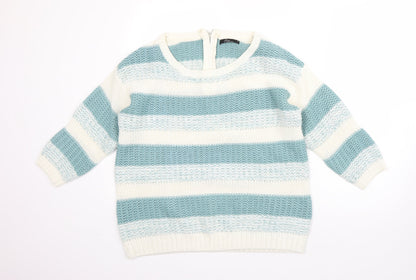 Womens UK Size M BM White Pullover Jumper