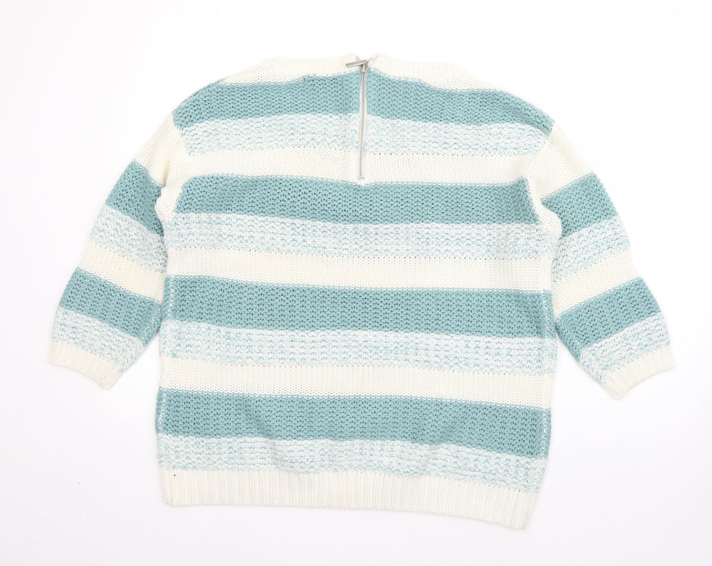 Womens UK Size M BM White Pullover Jumper