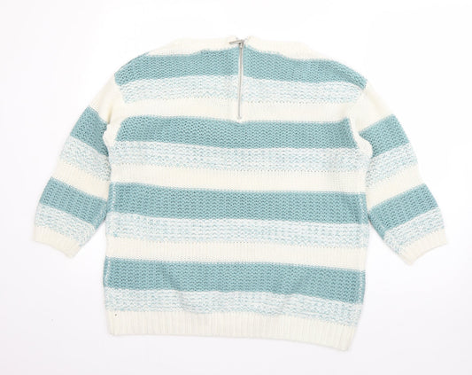 Womens UK Size M BM White Pullover Jumper