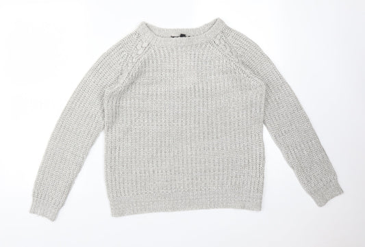 Womens UK Size 8 Atmosphere Grey Pullover Jumper