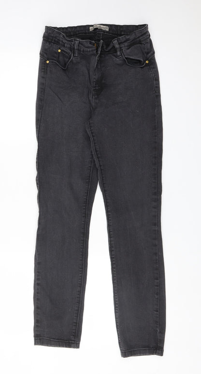 DENIM CO Womens Black  Cotton Skinny Jeans Size 12 L27 in Regular