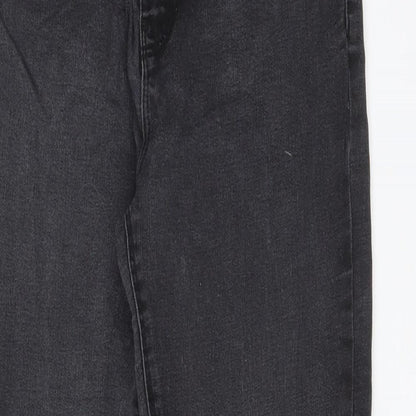 DENIM CO Womens Black  Cotton Skinny Jeans Size 12 L27 in Regular