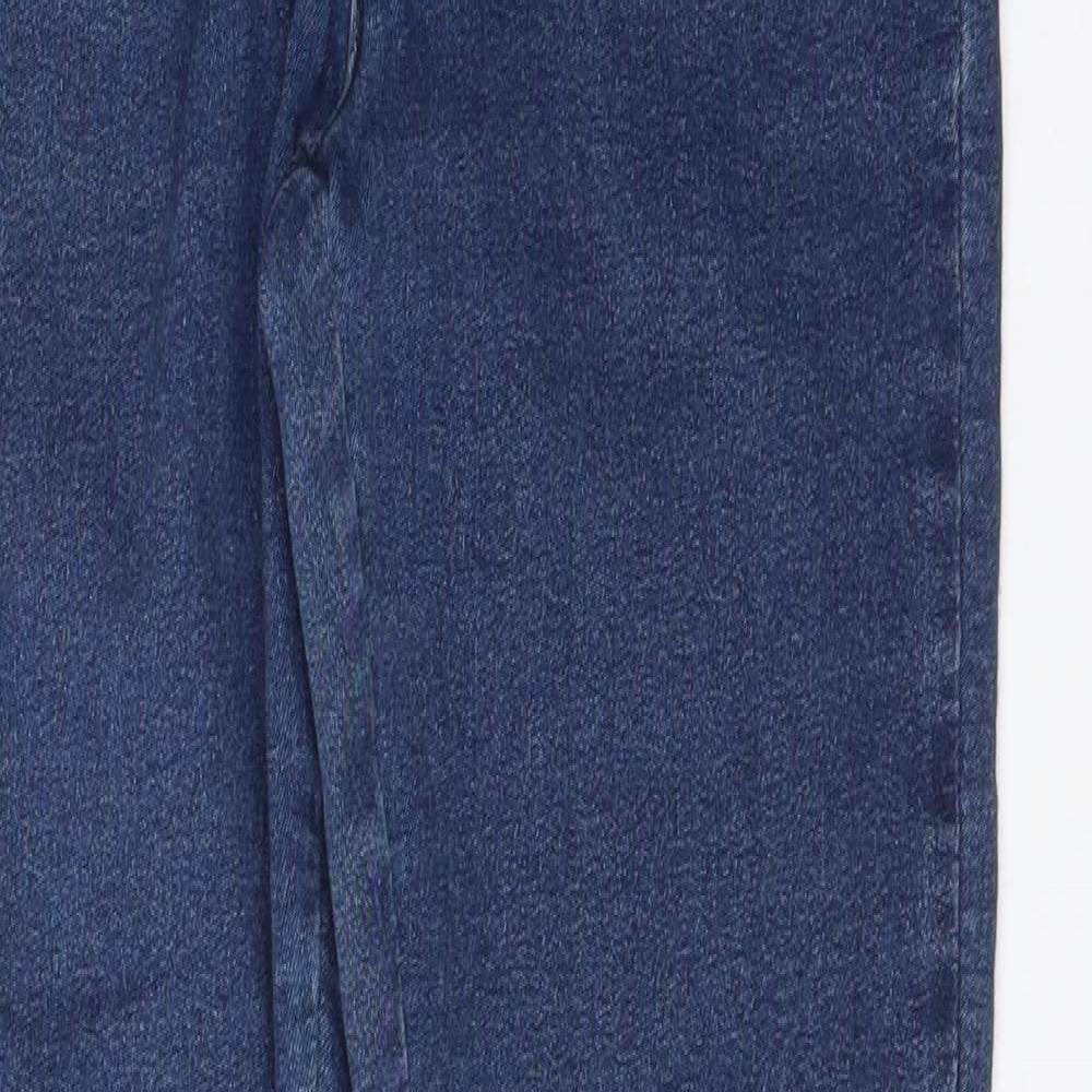 Miss Selfridge Womens Blue  Cotton Jegging Jeans Size 6 L27 in Regular