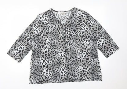 Womens UK Size XL CANDA Multicoloured Basic T-Shirt