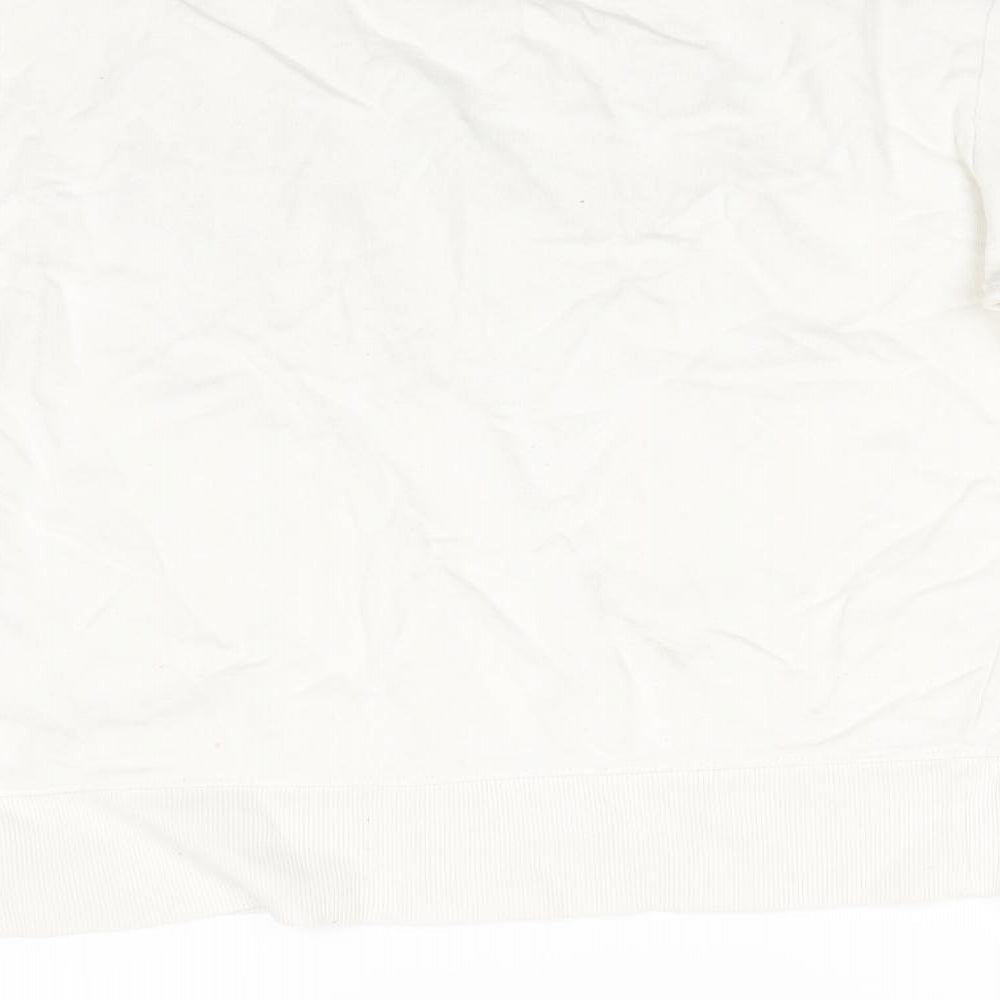 Topman Mens White  Cotton Pullover Sweatshirt Size S   - Palm Beach County