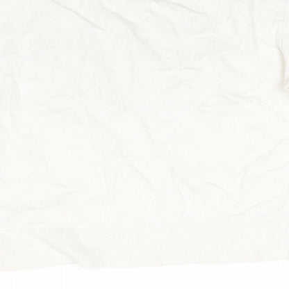 Topman Mens White  Cotton Pullover Sweatshirt Size S   - Palm Beach County