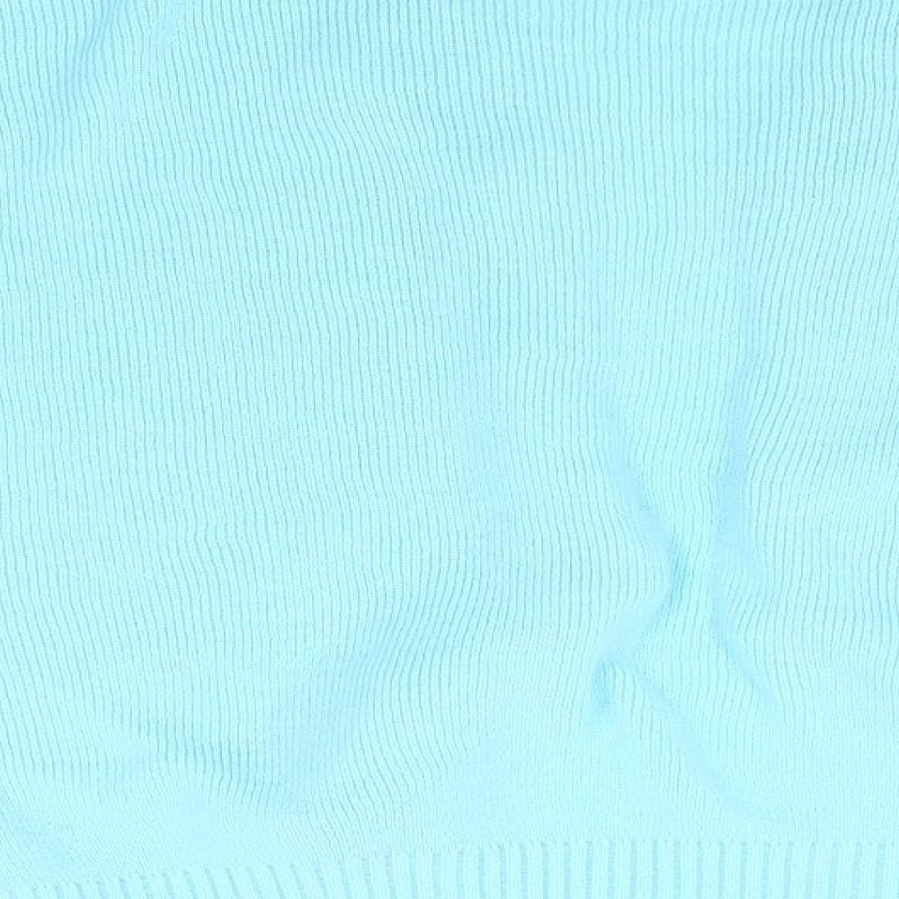 Womens UK Size M Merry Gold Blue Cardigan Jumper