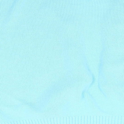Womens UK Size M Merry Gold Blue Cardigan Jumper