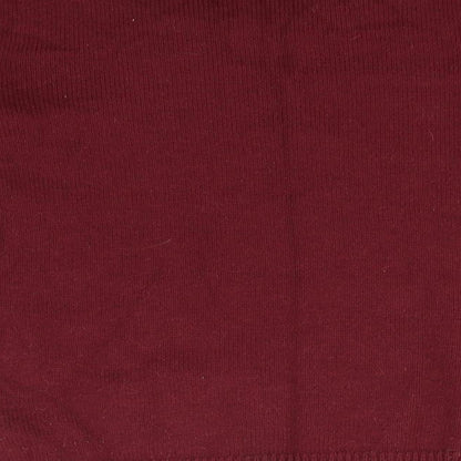 H&M Mens Red Round Neck  Acrylic Pullover Jumper Size S