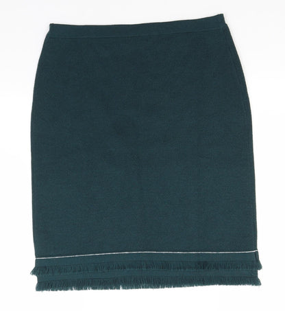 Kaleidoscope Womens Grey  Acrylic Straight & Pencil Skirt Size 16