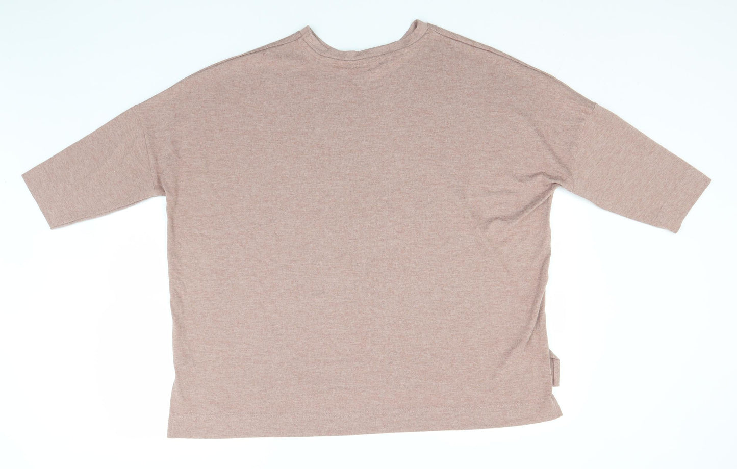 Primark Womens Beige Round Neck  Polyester Pullover Jumper Size 14