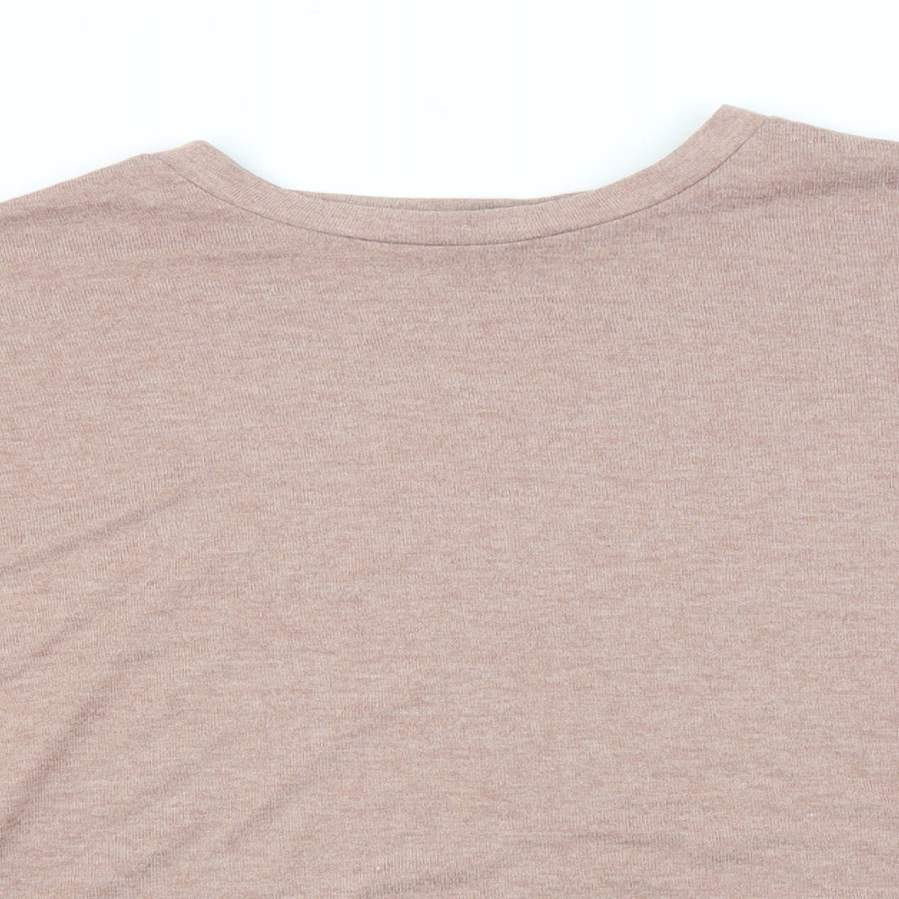 Primark Womens Beige Round Neck  Polyester Pullover Jumper Size 14