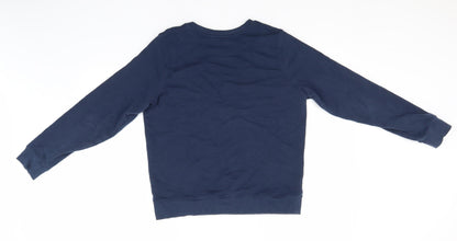 Womens UK Size 12 Marks and Spencer Blue Pullover Jumper