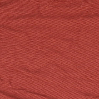Brand and care label for Next boys’ brown round neck cotton jumper, size 3, years
