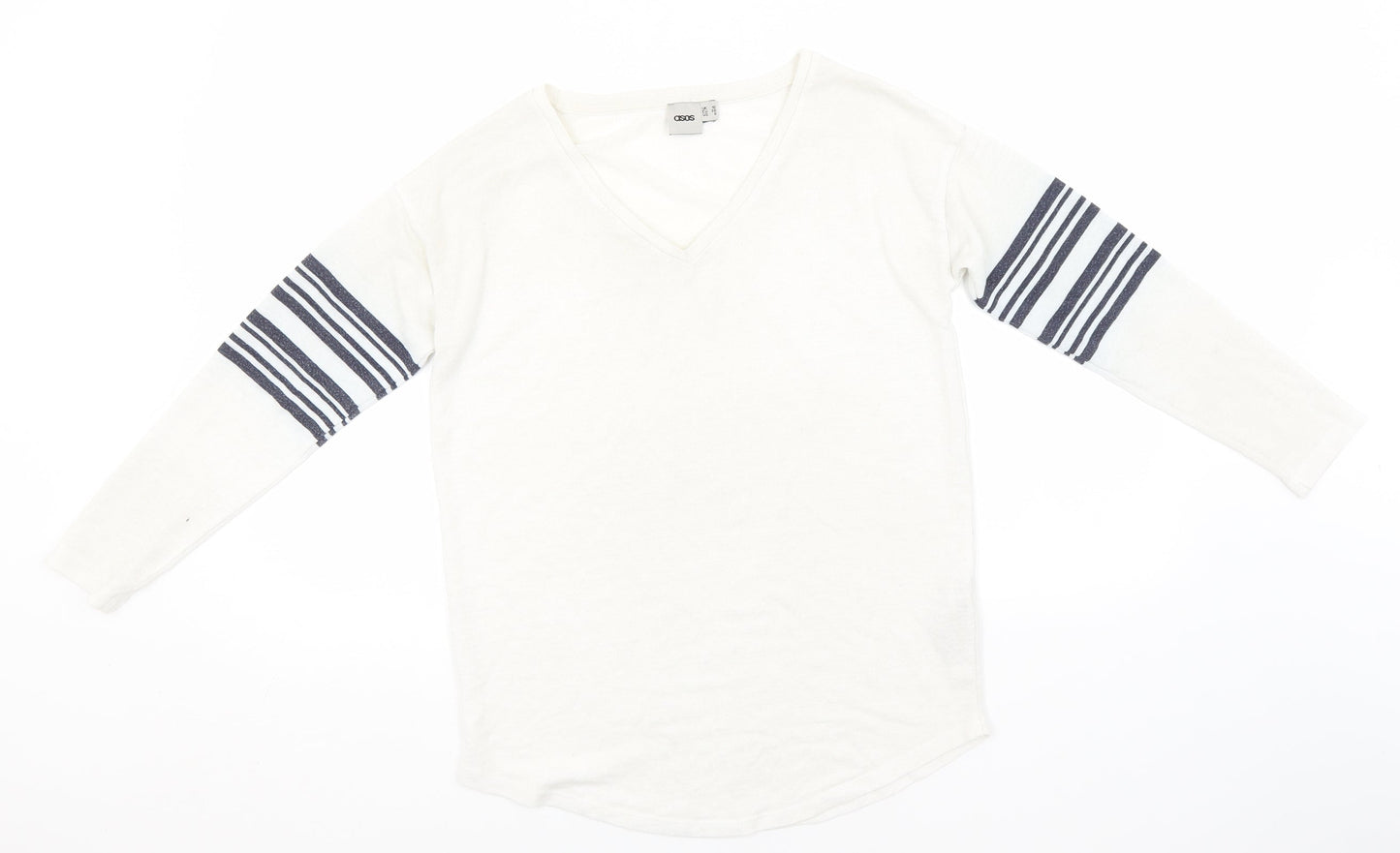 Womens UK Size 10 ASOS White Pullover Jumper